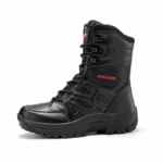 Ultralight Tactical Hiking Boots – Men’s Cowhide Leather Outdoor Shoes - Image 5