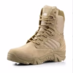 Men's Frosted Cowhide Leather Desert Tactical Boots - Image 5