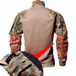 Camo Tactical Frog Shirt – Long Sleeve Outdoor Sports Combat Top - Image 4