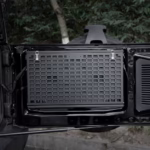 Tailgate Table Molle Panel For Ford Bronco 2021-2024 2-Tier Foldable Rear Storage Cargo Rack Shelf Camping Desk - Image 3