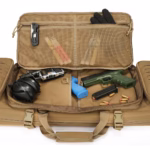 VOTAGOO Double Rifle Case Gun Bag, Safely Long-Barrel Firearm Transportation Cases Locks, All-Weather Soft Tactical Range Bag Ackpack For Shotgun Spacious Heavy Duty - Image 8
