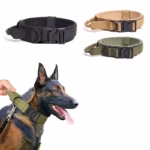 Heavy Duty Military Tactical Dog Collar With Handle