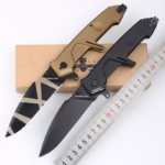 Premium Outdoor Folding Pocket Knife – Precision N690 Stainless Steel Camping Tool with CNC Aluminum Handle - Image 6