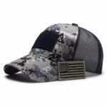 Tear Mark Velcro Outdoor Sun Protection Tactical Camouflage Baseball Hat - Image 10