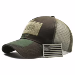 Tear Mark Velcro Outdoor Sun Protection Tactical Camouflage Baseball Hat - Image 3