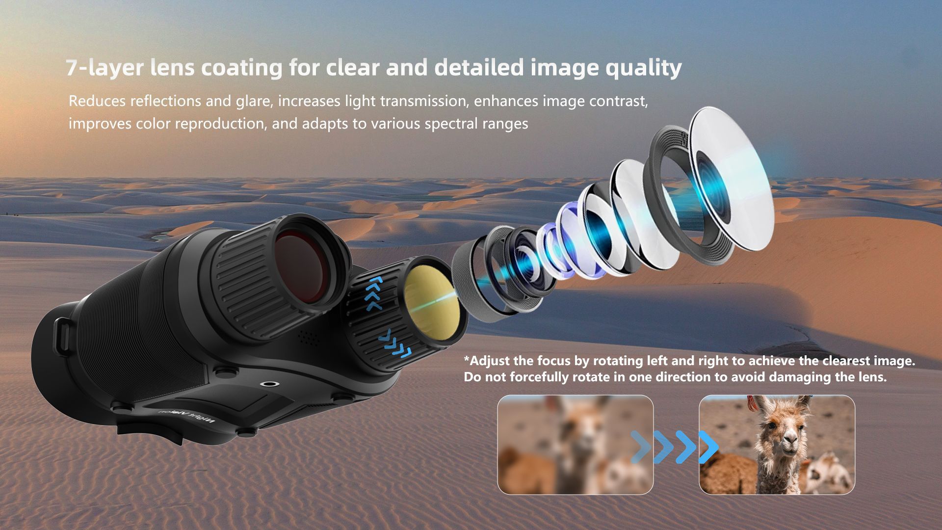 Infrared Digital Night Glasses Camera 600 M Night Vision HD Outdoor Binocular