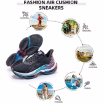 Men's Running Shoes Air Cushion Sneakers - Image 2