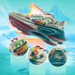 Running Sneakers Graffiti Style - Image 3