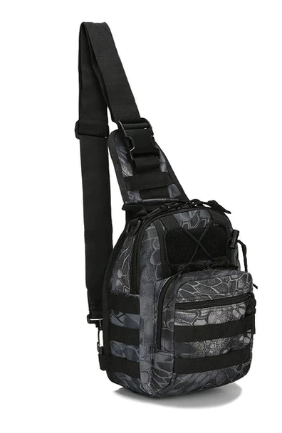Mens Backpack Tactical Sling Shoulder Bag Molle Travel Chest Pack Outdoor Hiking