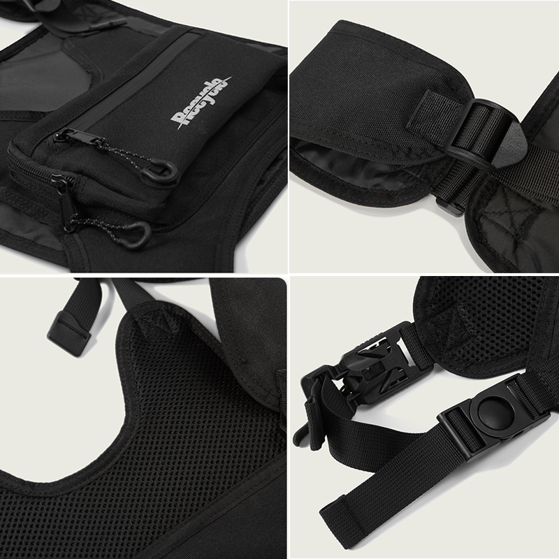 Multi-Functional Chest Bag - Black