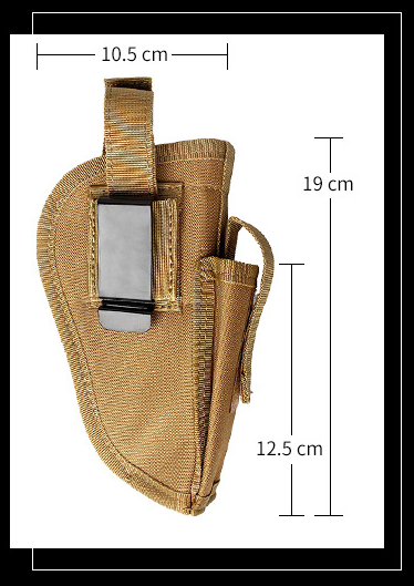 Universal Nylon Tactical Holster, 10.5 x 19 cm, Green 20 Outdoor tactical holster
