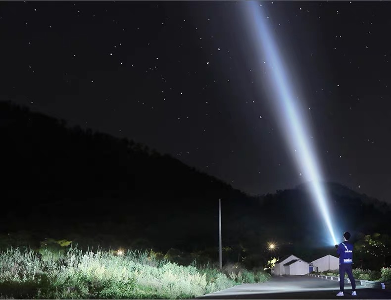 Strong Focusing Led  Flashlight- Rechargeable Xenon Lamp