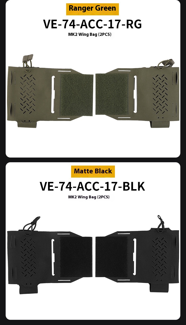 Tactical Chest Hook & Loop Quick Release Multifunctional Accessory Bag 41 Tactical Chest Hook & Loop Quick Release Multifunctional Accessory Bag