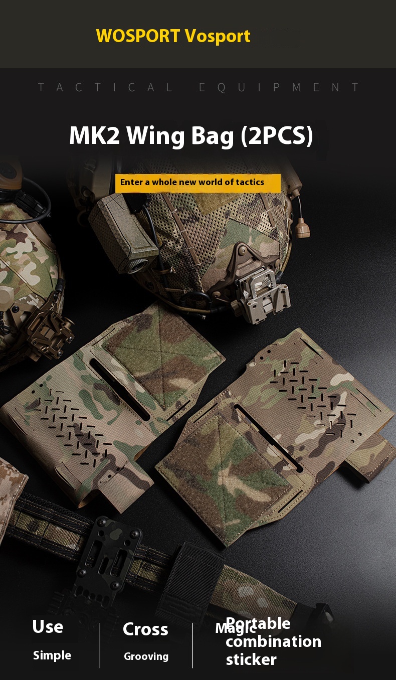 Tactical Chest Hook & Loop Quick Release Multifunctional Accessory Bag 36 Tactical Chest Hook & Loop Quick Release Multifunctional Accessory Bag