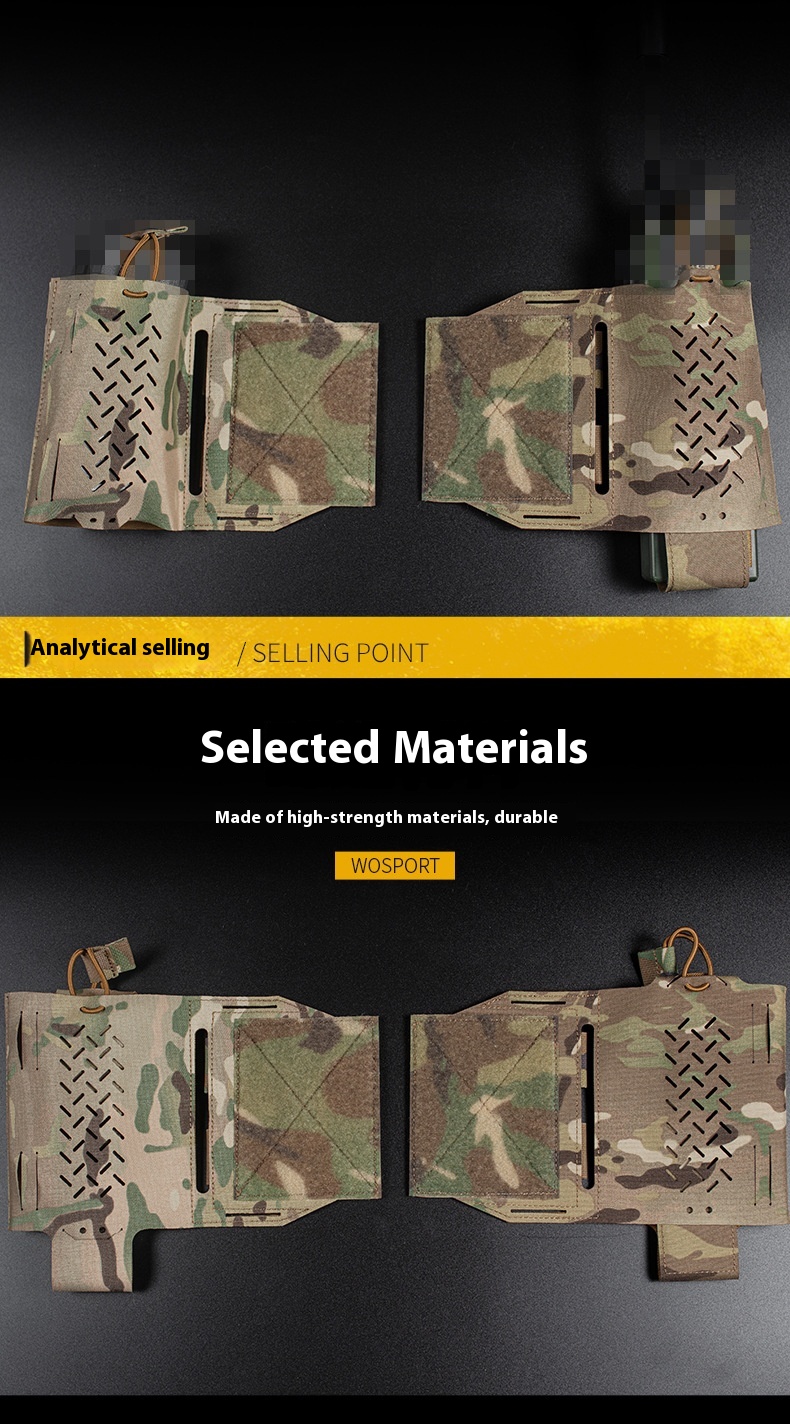 Tactical Chest Hook & Loop Quick Release Multifunctional Accessory Bag 38 Tactical Chest Hook & Loop Quick Release Multifunctional Accessory Bag