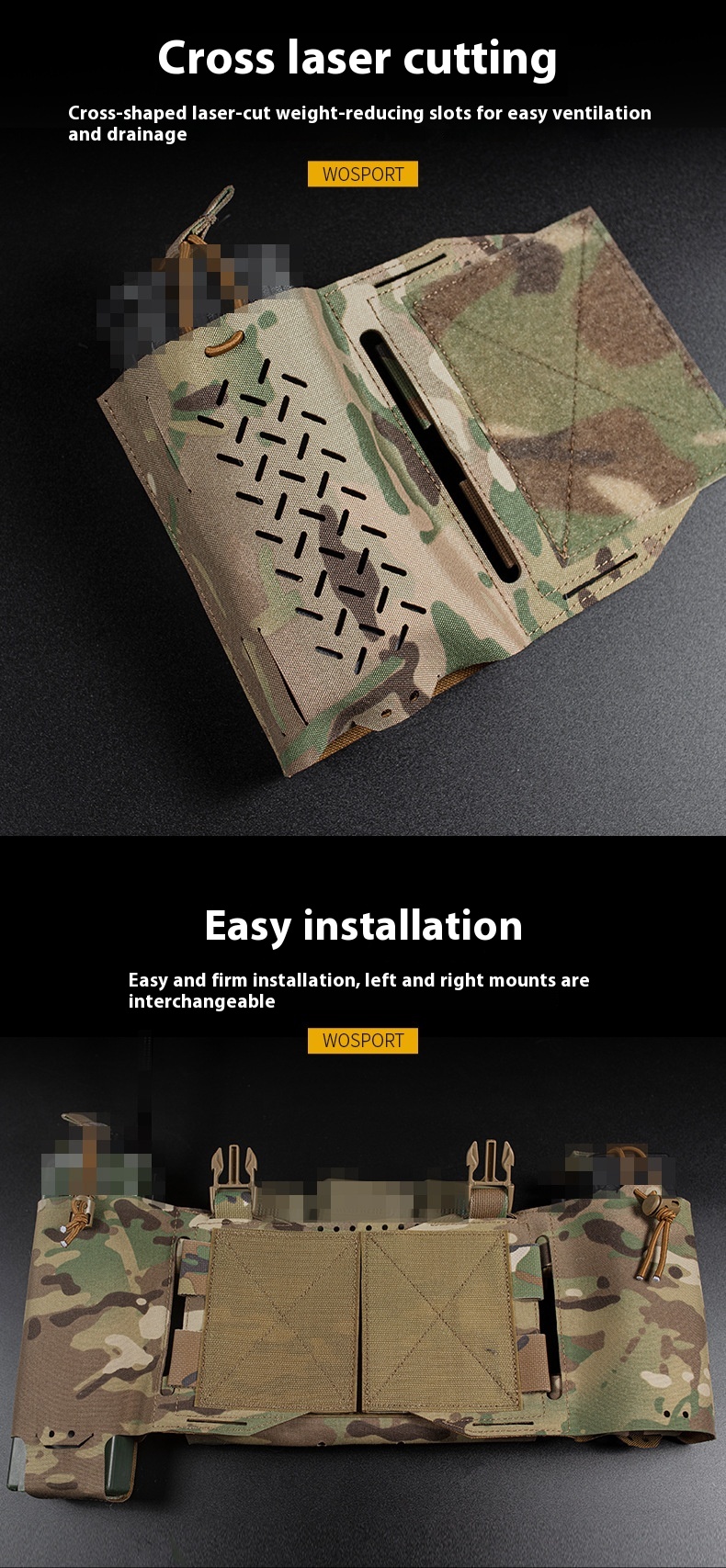 Tactical Chest Hook & Loop Quick Release Multifunctional Accessory Bag 39 Tactical Chest Hook & Loop Quick Release Multifunctional Accessory Bag