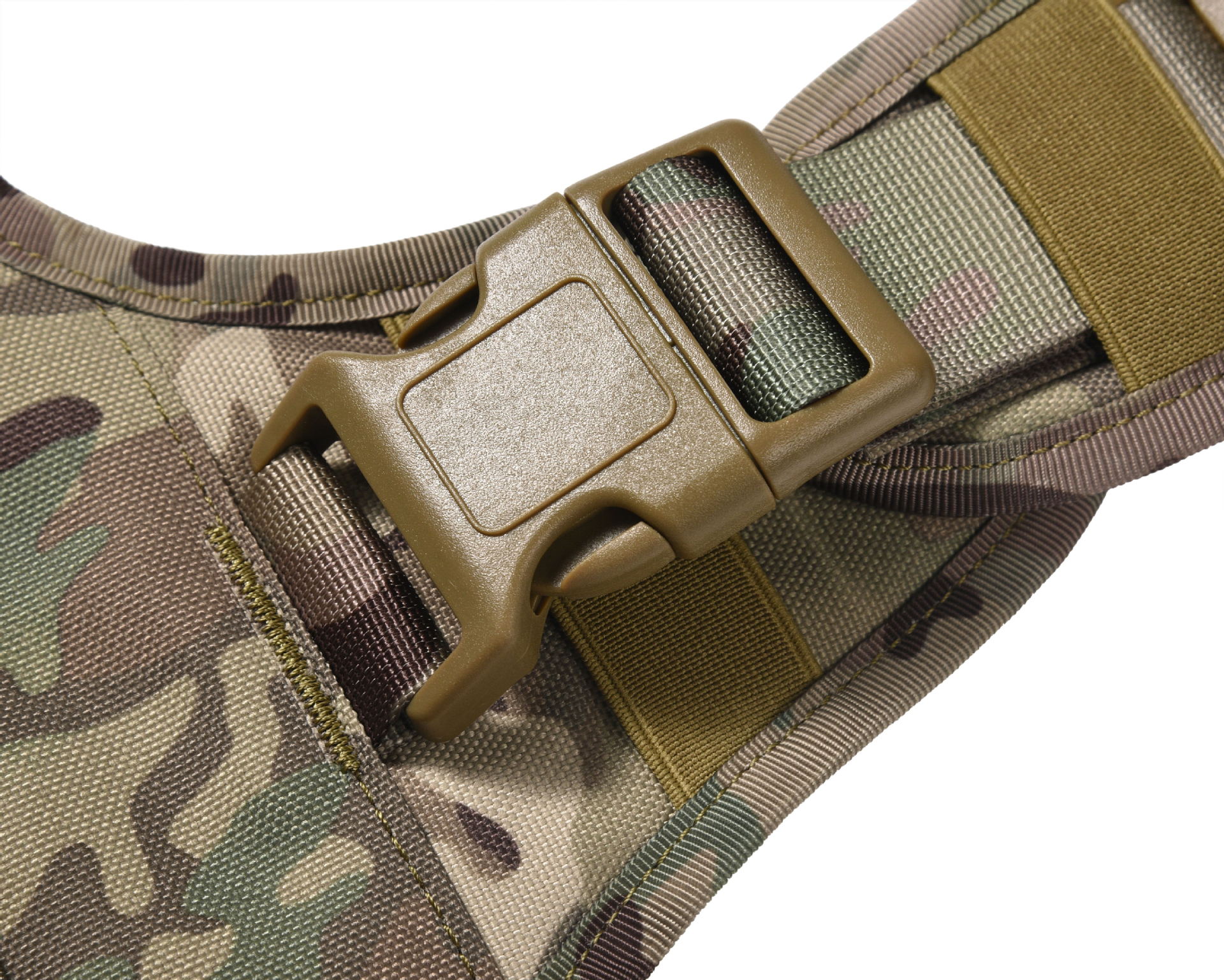 Tactical Dog Vest Medium To Large Dogs Quick Release Chest Strap 3-piece Set