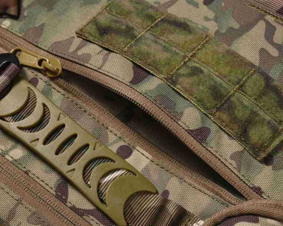 Tactical Dog Vest Medium To Large Dogs Quick Release Chest Strap 3-piece Set