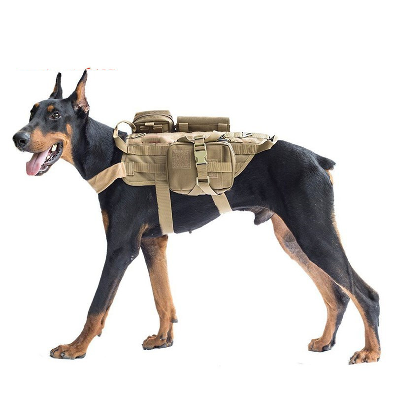 Tactical Dog Vest Molle - K9 Chest Strap Suit