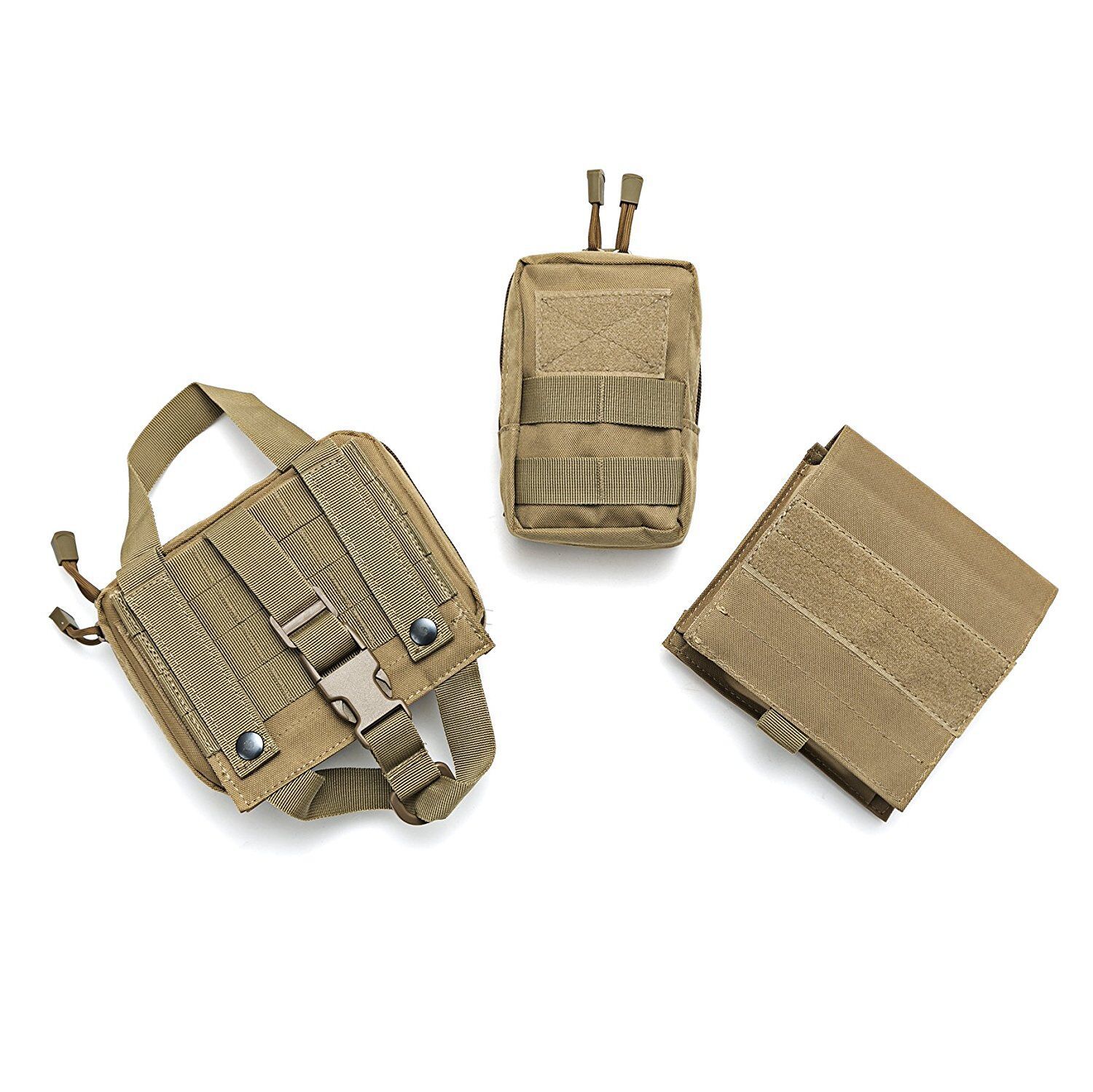 Tactical Dog Vest Molle - K9 Chest Strap Suit