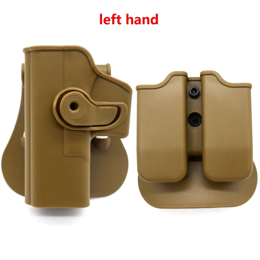 Gun Glock Holste for Gen 1-4 Glock 17 waist with 9mm Mag Pouch