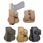 Gun Glock Holste for Gen 1-4 Glock 17 waist with 9mm Mag Pouch