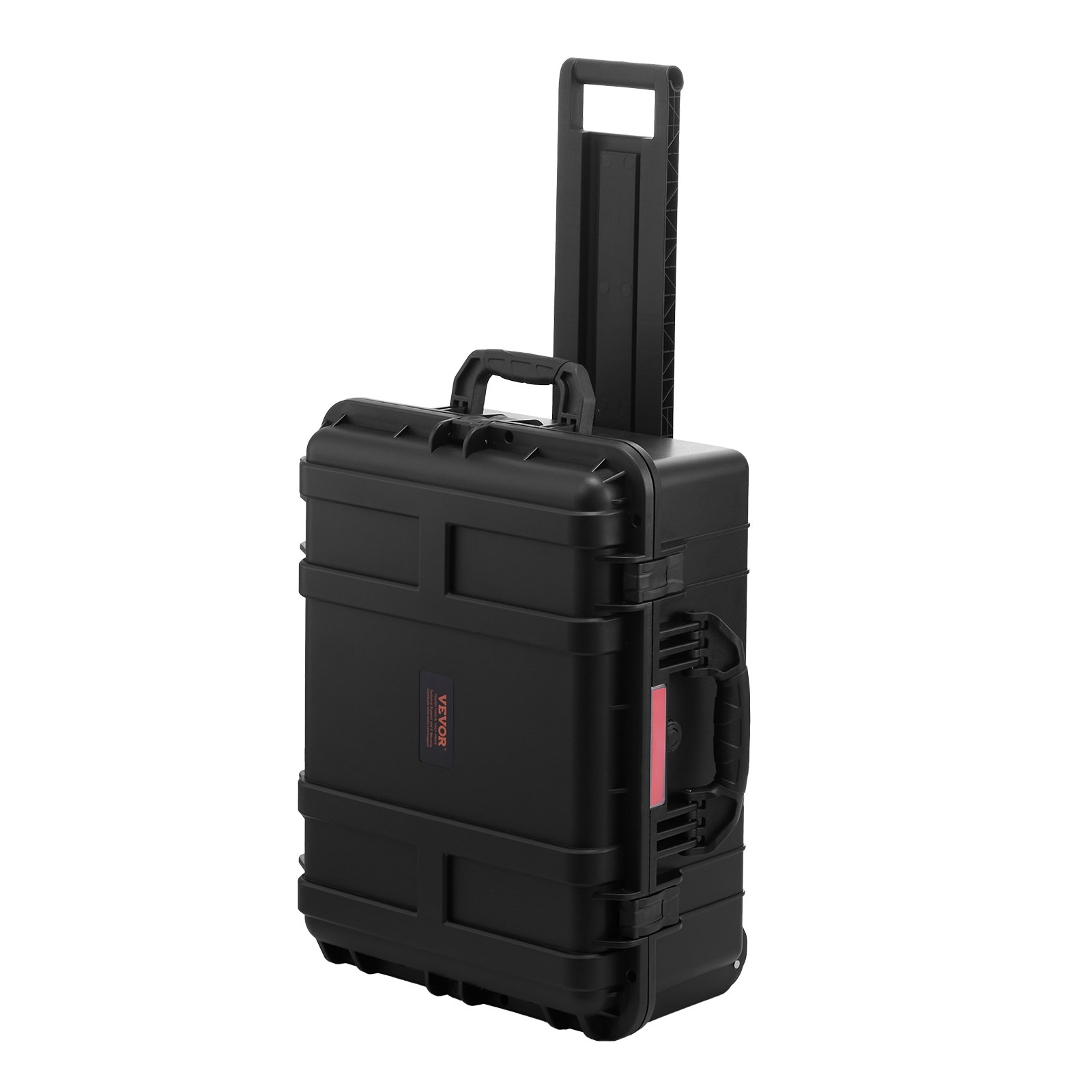 Outdoor Hunting Box Case - Weatherproof Heavy Duty Protective Box Case With Pre-Cut Foam, Wheels  Retractable 
