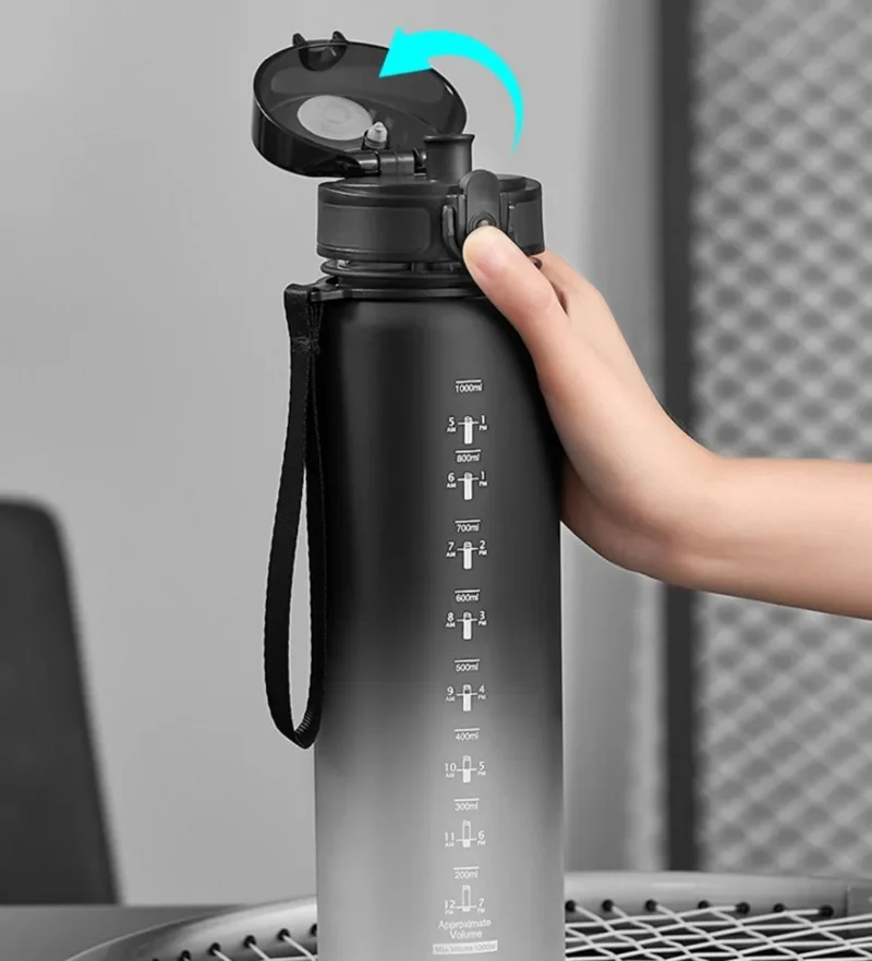 1 Liter Heavy-Duty Sports Water Bottle (Reusable, Leak-Proof & BPA-Free)