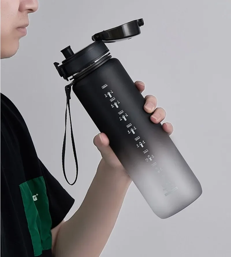 1 Liter Heavy-Duty Sports Water Bottle (Reusable, Leak-Proof & BPA-Free)
