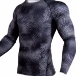 Men Gym Running Shirt Quick Dry Breathable Fitness Sport Shirt - Image 2
