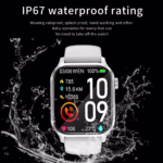 G93 New Smart Watch 1.85'' Square Screen Sports Waterproof BT Smartwatch - Image 3
