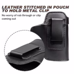 Left RIGHT Tactical Leather Holster for Concealed Carry - Image 6