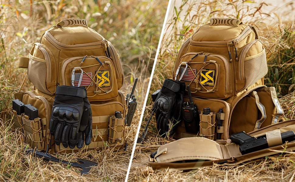 Outdoor Mountaineering Large Capacity Army Camouflage Waterproof Tactical Backpack