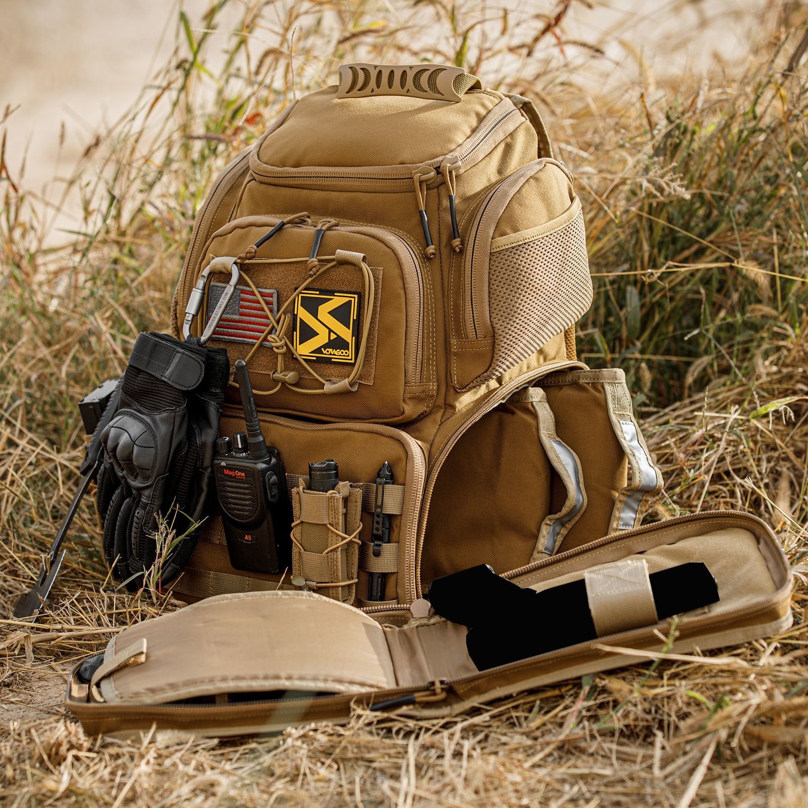 Outdoor Mountaineering Large Capacity Army Camouflage Waterproof Tactical Backpack
