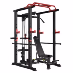 Multi-functional Power Cage Home Adjustable Pullup Squat Rack Capacity Comprehensive Fitness Barbell Rack - Image 7
