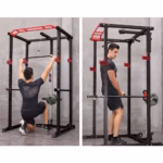 Multi-functional Power Cage Home Adjustable Pullup Squat Rack Capacity Comprehensive Fitness Barbell Rack - Image 9