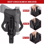 Suitable For 9mm SW40 357 Rail Gun Holster - Image 4