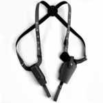 1Pc Shoulder Holster With Adjustable Straps Magazine Holder Vertical PU Leather Gun Holster For Concealed Carry Fit For M1911 Sig Sauer - Image 3
