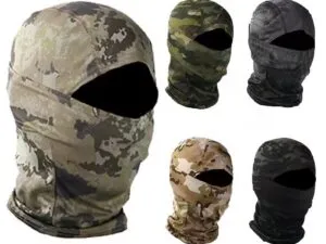 Fitness Eddy 63 Camo Tactical Ninja Mask – Full Face Balaclava Headgear