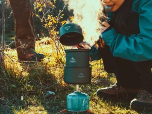 Widesea Outdoor Cookware Set Heat-Collecting Energy-Boosting Camping Cooking Gear