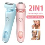 2-in-1 Women's Hair Removal Epilator - USB Rechargeable