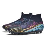 High-top Youth Spike Turf Soccer Shoes - Image 2