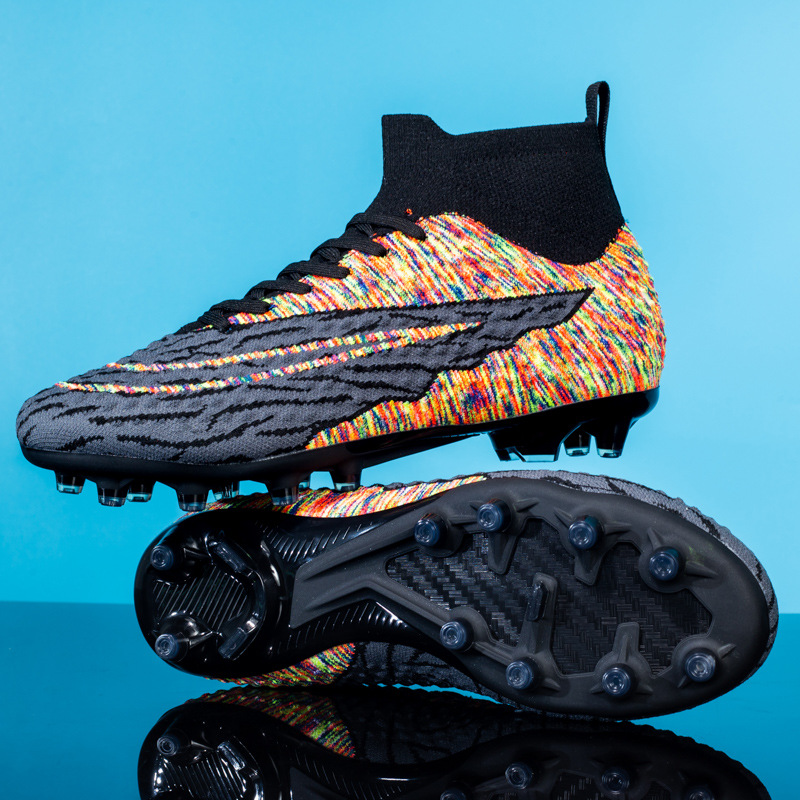 High-Top Soccer Cleats - Match-Ready Performance Field Spikes