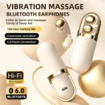 vibration roller earphones bluetooth touch control