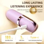 vibration roller earphones bluetooth touch control