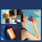 Fitness Eddy 6-Blade Portable Blender – Cordless USB Rechargeable Personal Smoothie Maker - Image 4