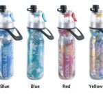 2-in-1 Misting Water Bottle - 500ml Insulated Sport Spray - Image 8