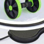 Fitness Eddy Multi-Function Ab Wheel Roller with Resistance Bands - Image 5