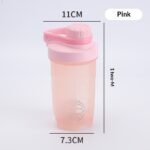Fitness Eddy 500ml Protein Shaker Bottle - Leakproof Sports Mixer - Image 6
