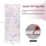 Printed Non-Slip TPE Yoga Mat - 72" x 24" Exercise & Pilates Mat - Image 4